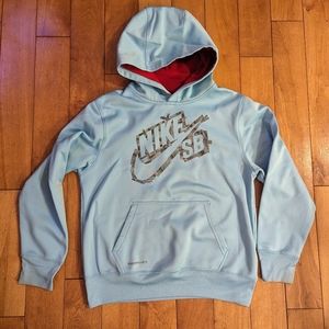 Youth Light Blue Pullover - Nike